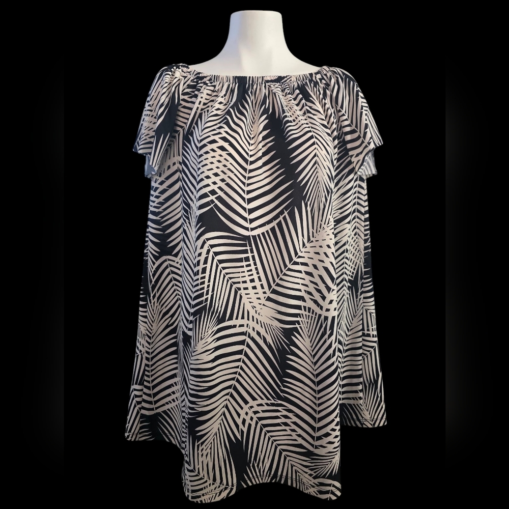 "GEORGE" Short Sleeve flow top